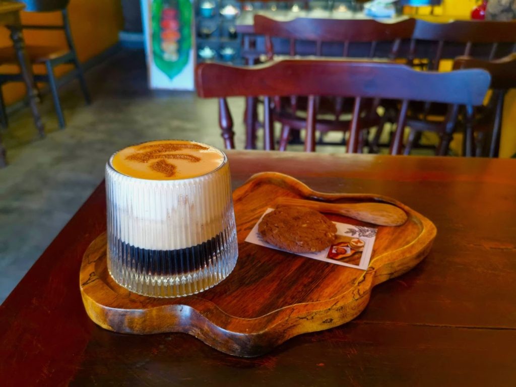 Traditional Vietnamese egg coffee