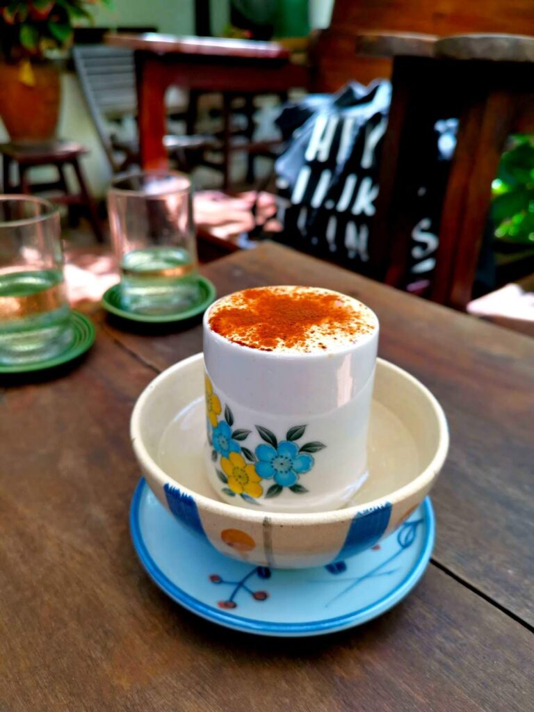  best egg coffee in Hoi An at Ren Rua Cafe

