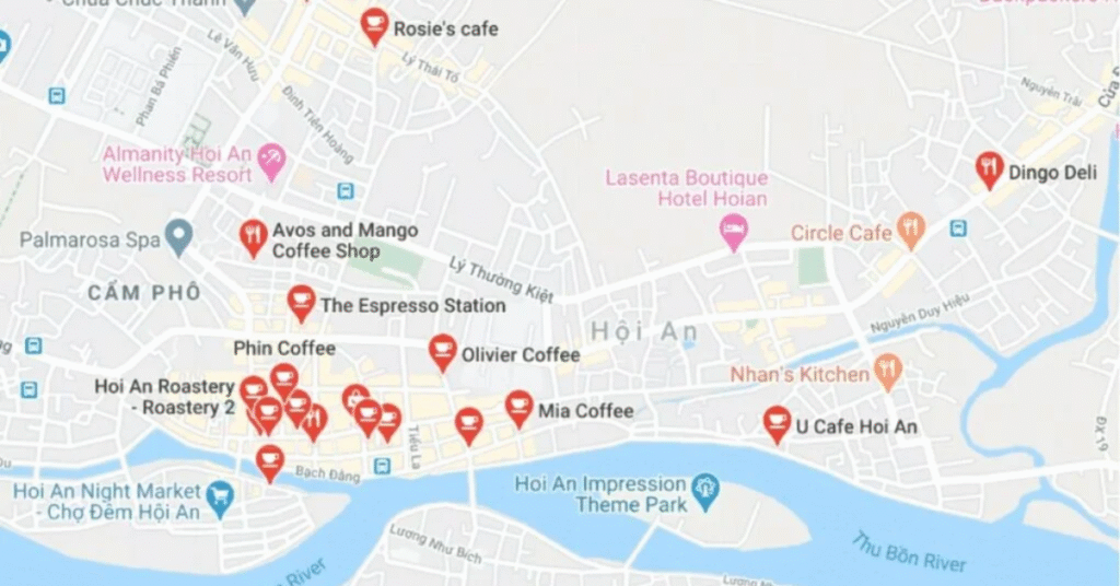 Map of Bangkok’s Best Cafes