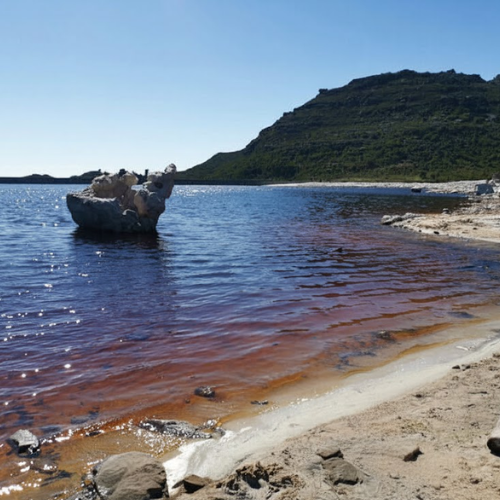 A dam on top of table mountain