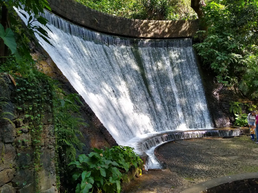 Natural water park in Uruapan. 