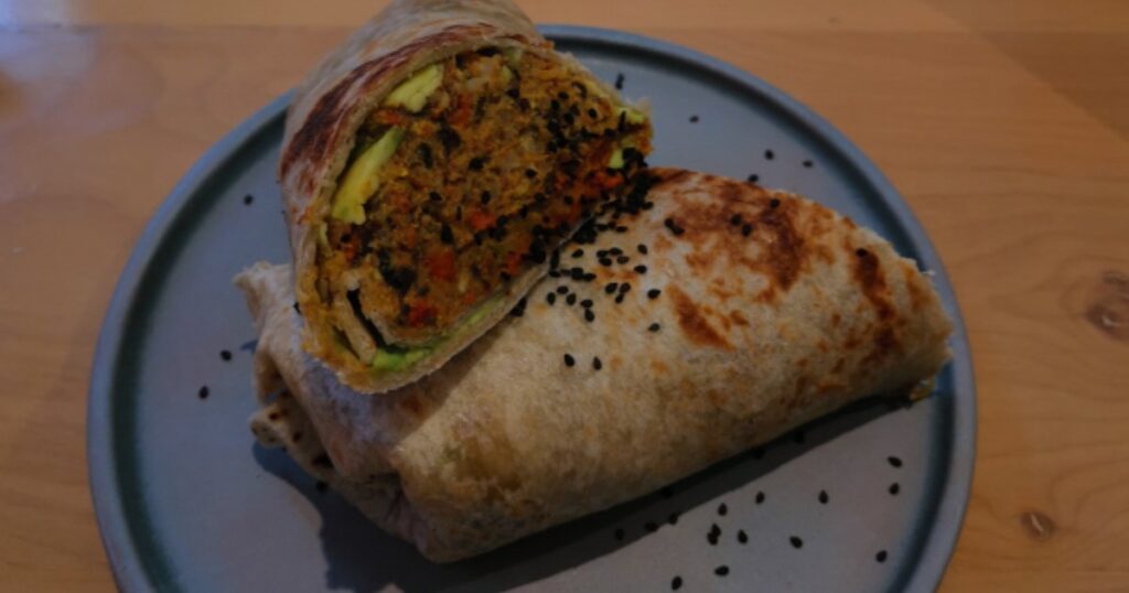 Massive Santa Fe burrito