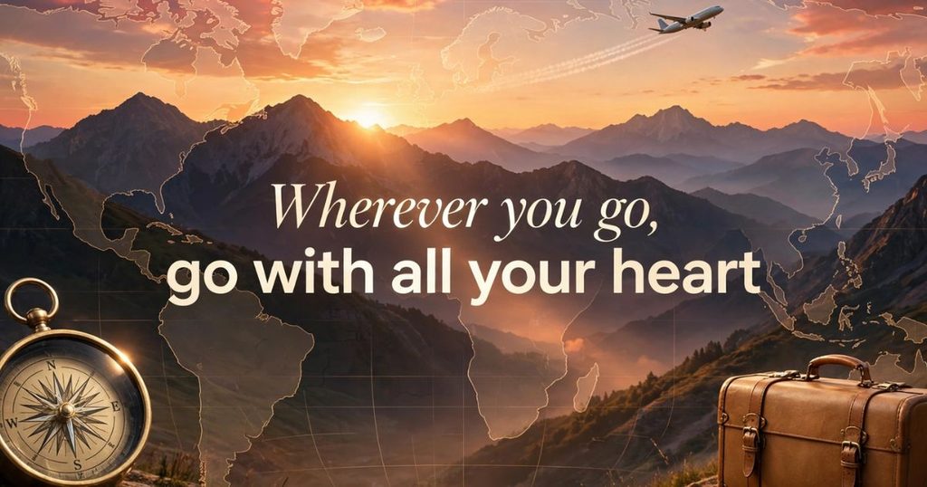 Wherever you go, go with all your heart